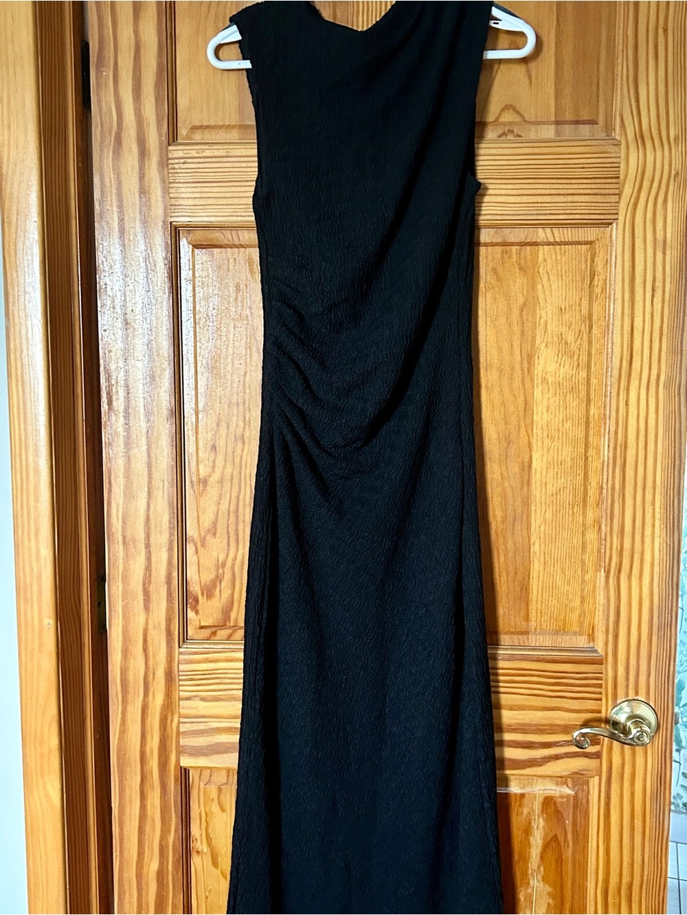 Classic Black Sleeveless Maxi Dress